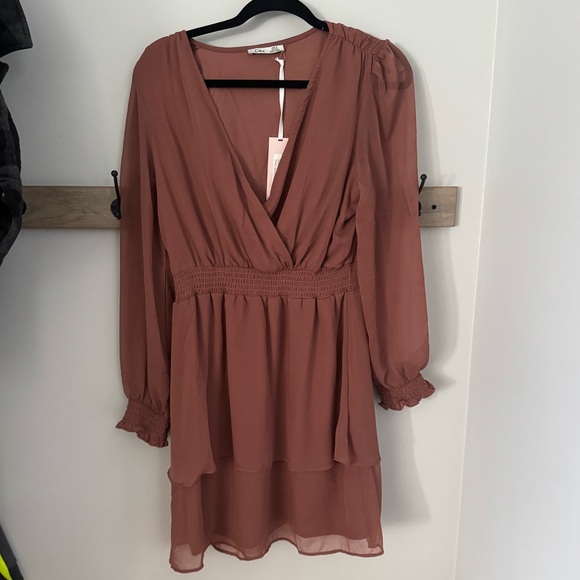 Dex Farrah dress - ash rose - Picture 2 of 4